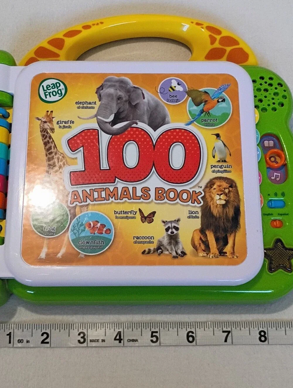 LeapFrog 100 Animals Book - Bilingual English/Spanish Interactive Toy